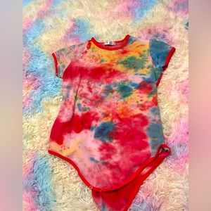 Littletude tie dye onesie abdl ddlg